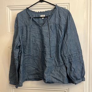 Jcrew factory chambray top
